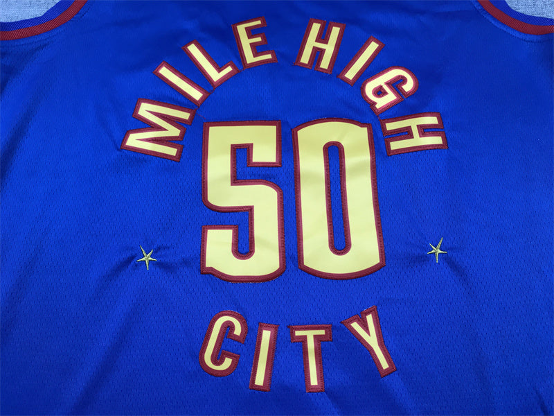 Denver Nuggets Aaron Gordon #50 2023 City Edition – Embroidered Jersey