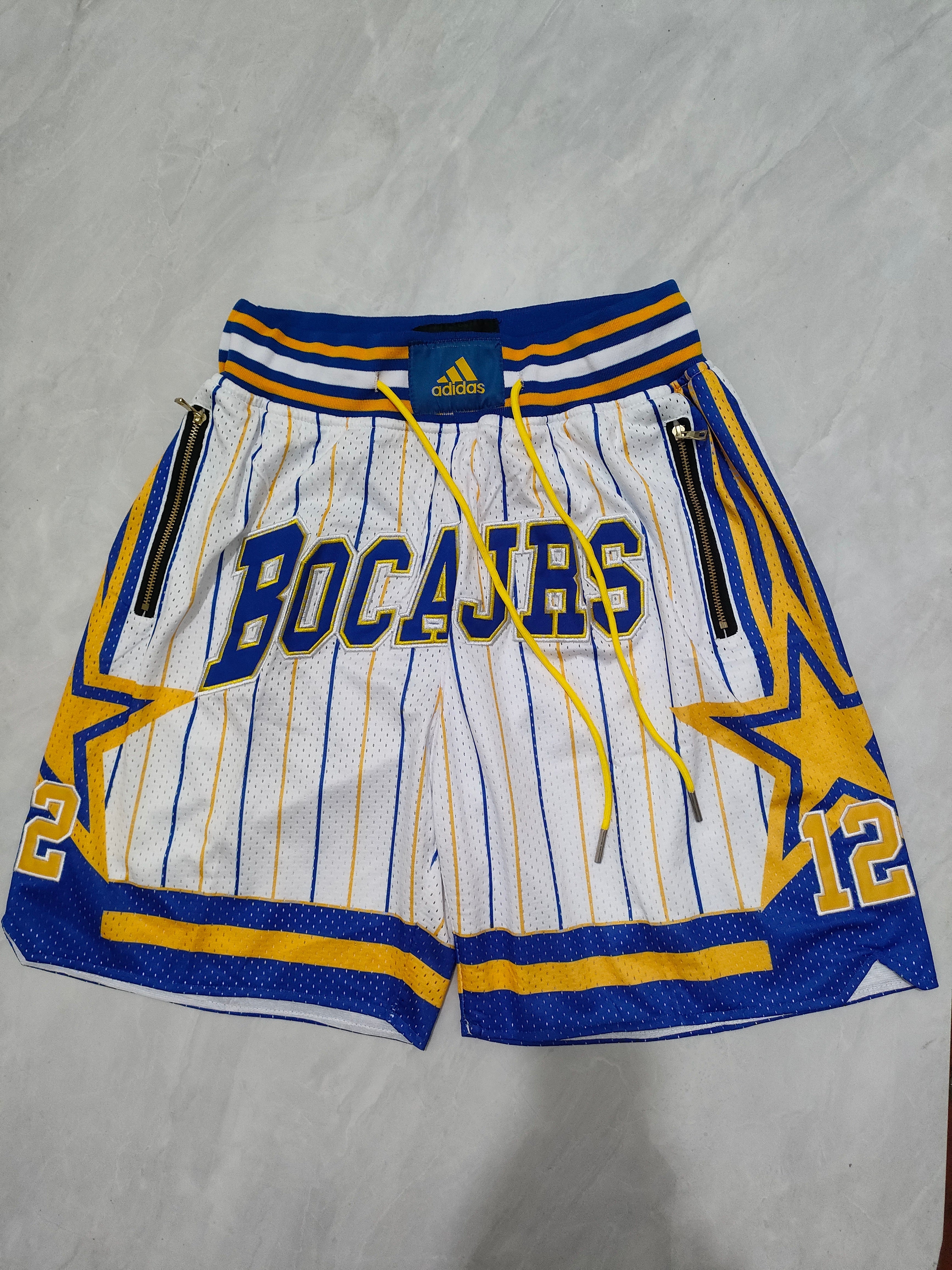 Boca Juniors White Pocket Shorts