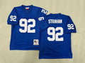 Mens Michael Strahan#92 New York Giants Vintage Throwback Jersey