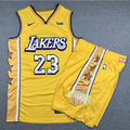 LeBron James Los Angeles Lakers #23 City Edition Swingman Set — Embroidered