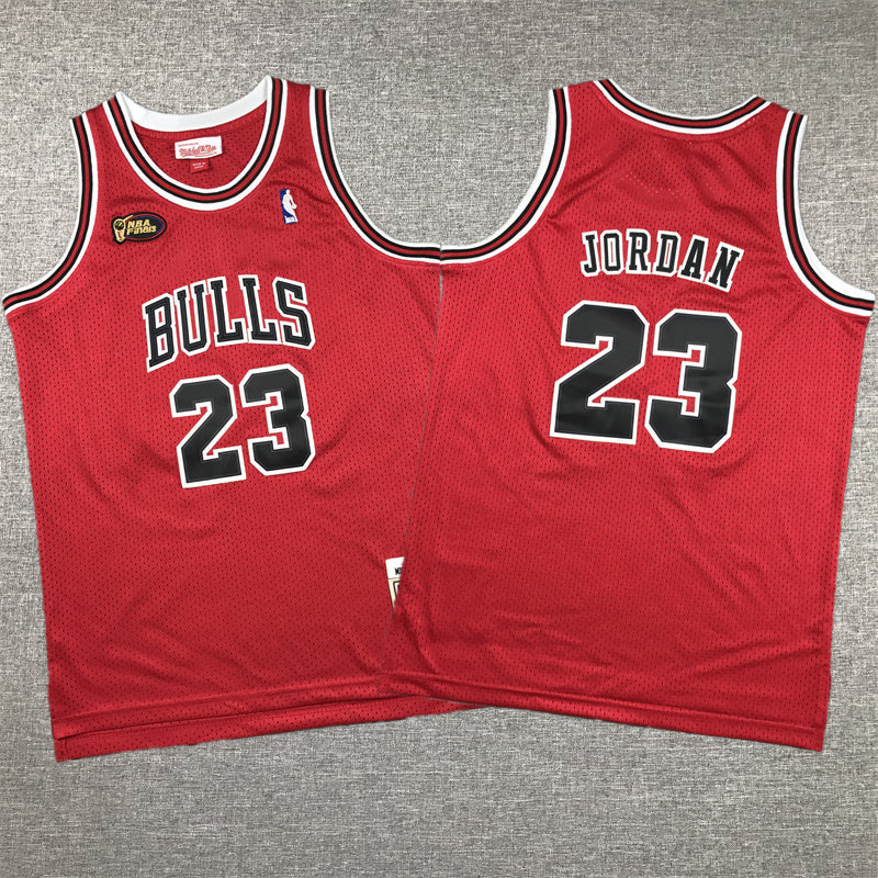 Youth Michael Jordan Chicago Bulls #23 Embroidered Final Version Jersey