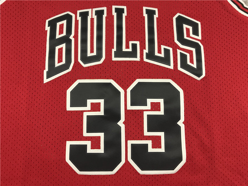 Chicago Bulls Scottie Pippen #33 1997-98 Throwback — Embroidered