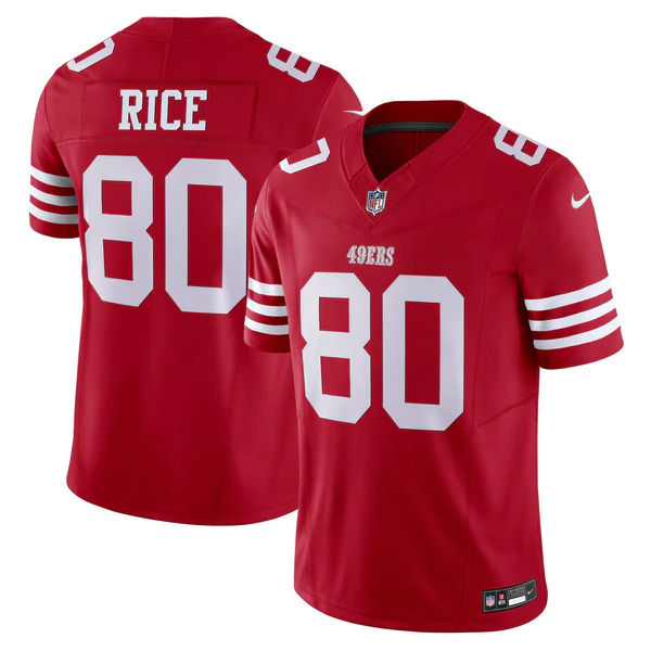 Jerry Rice #80 San Francisco 49ers Vapor F.U.S.E. Limited Red Jersey