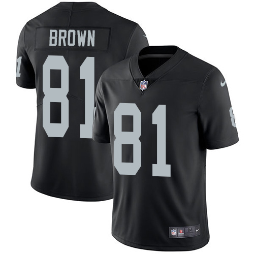 Tim Brown #81 Las Vegas Raiders Jersey