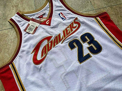 Cleveland Cavaliers LeBron James 23 White MN