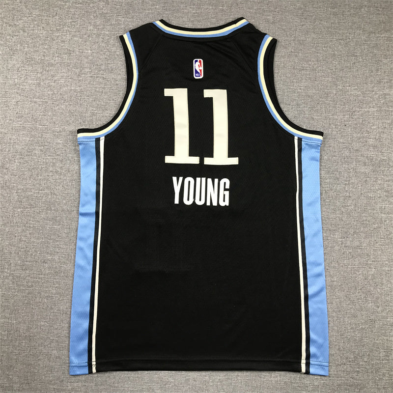 Youth Atlanta Hawks Trae Young #11 Embroidered Jersey