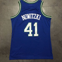 Dallas Mavericks 41# Dirk Nowitzki  Blue MN