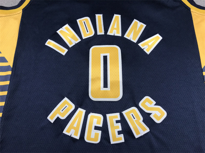 Indiana Pacers Tyrese Haliburton #0 City Edition Swingman Jersey - Embroidered