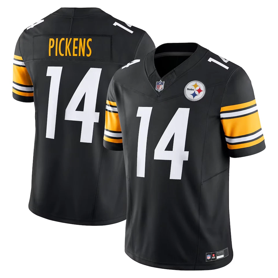 George Pickens #14 Pittsburgh Steelers Black Game Jersey