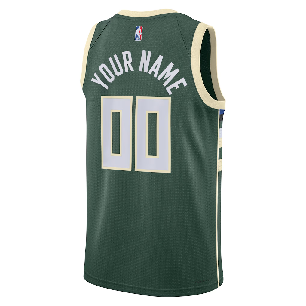 Custom Milwaukee Bucks Jersey