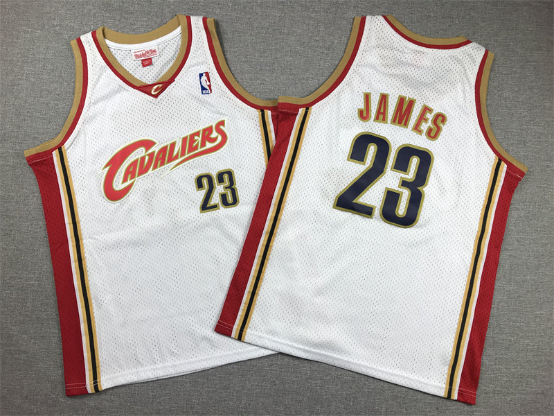 Youth LeBron James Cleveland Cavaliers #23 Embroidered  Jersey