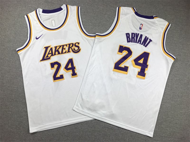 Youth Kobe Bryant Los Angeles Lakers #24  Embroidered  Jersey