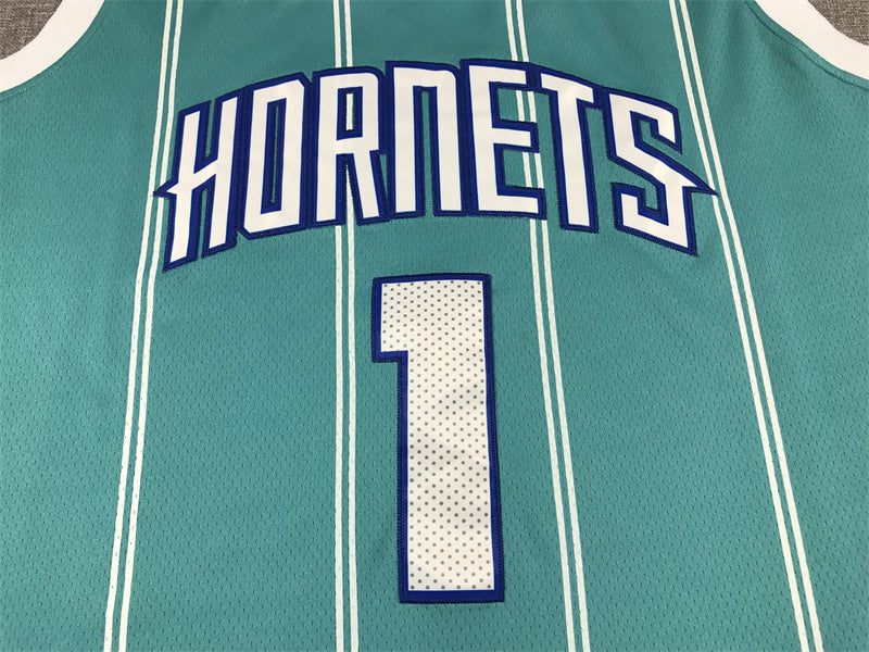 Charlotte Hornets LaMelo Ball #1 City Edition Swingman Jersey - Embroidered