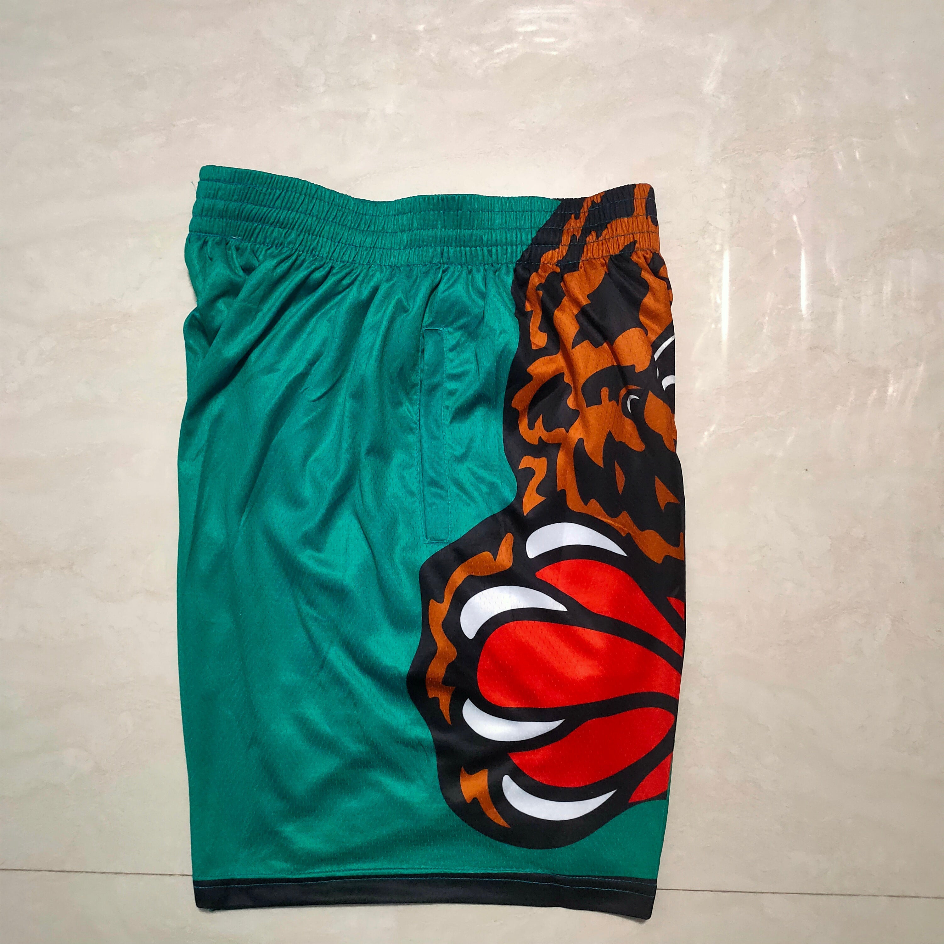 Memphis Grizzlies mitchell&ness green pocket pants