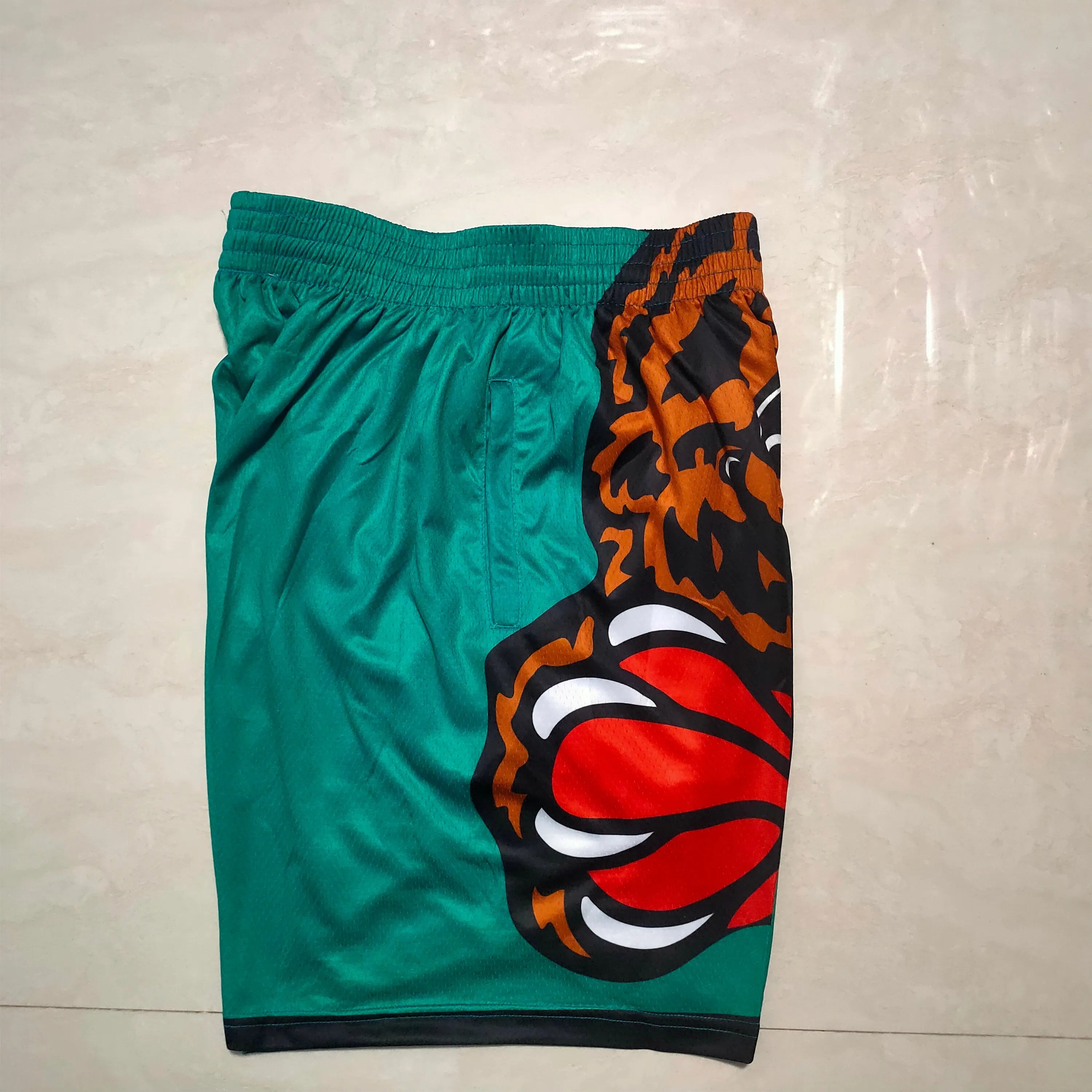 Memphis Grizzlies mitchell&ness green pocket pants