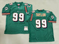 Mens Jason Taylor#99 Miami Dolphins Vintage Throwback Jersey