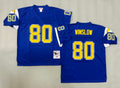 Mens Kellen Winslow#80 San Diego Chargers Vintage Throwback Jersey