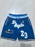 Los Angeles Lakers Blue Retro Pocket Shorts