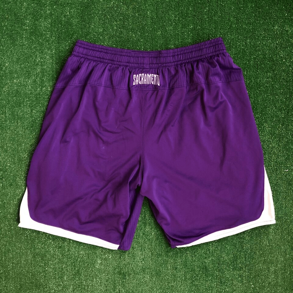 2014 Sacramento Kings NBA Pro Cut Game Worn Shorts
