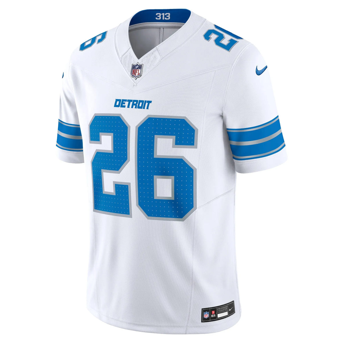 Jahmyr Gibbs Detroit Lions  Vapor F.U.S.E. Limited Jersey - White