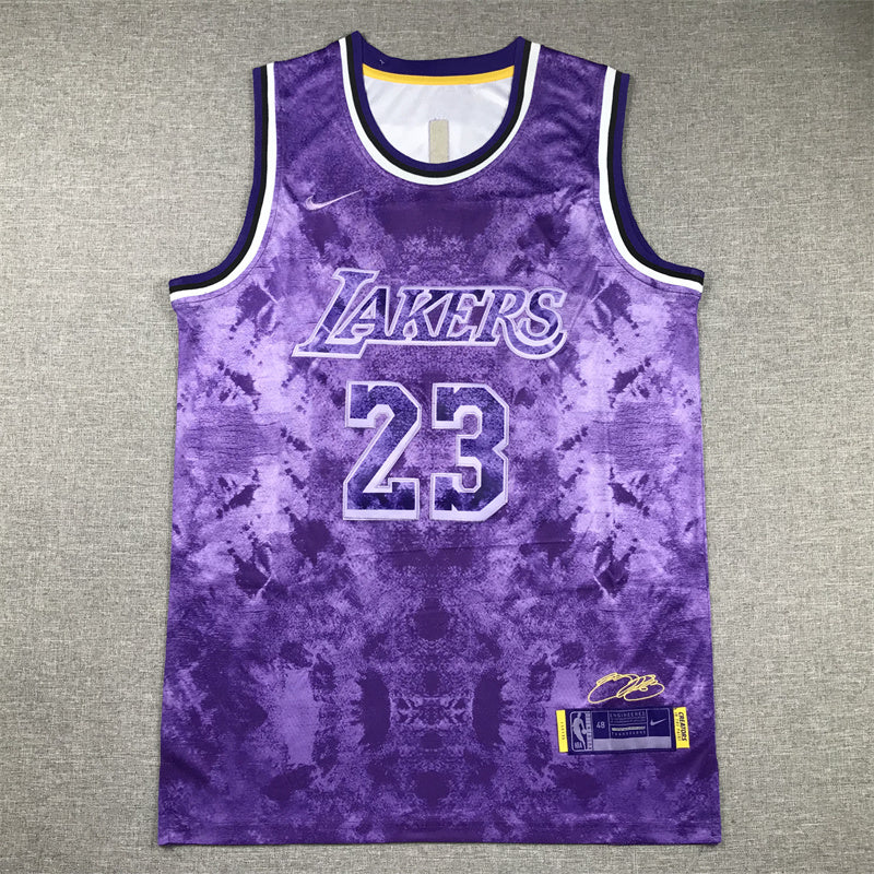 LeBron James #23 Los Angeles Lakers City Edition Swingman Jersey - Embroidered
