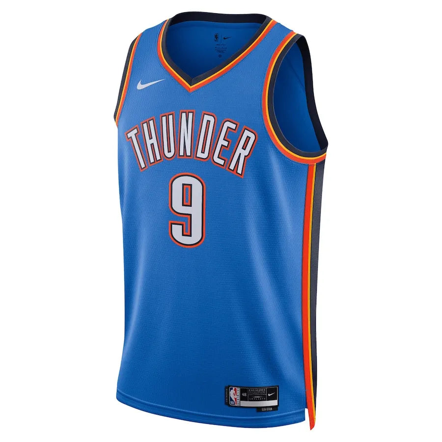 Unisex Oklahoma City Thunder Alex Caruso Nike Blue Swingman Jersey - Icon Edition