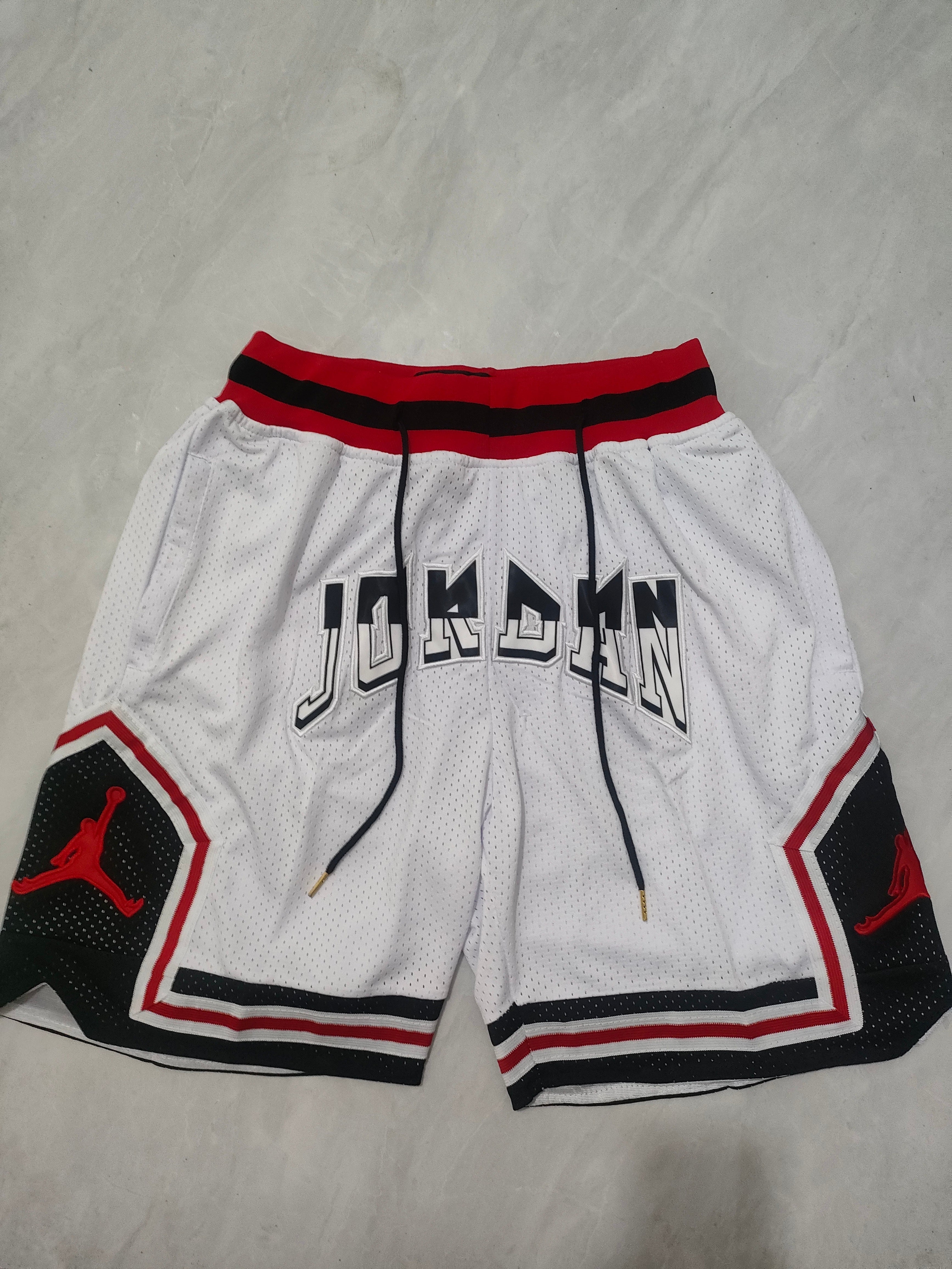 Jordan White Pocket Shorts