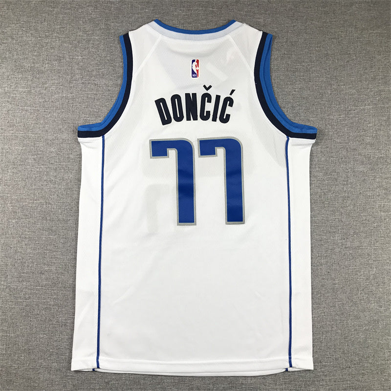 Youth Luka Dončić Dallas Mavericks #77 Embroidered  Jersey