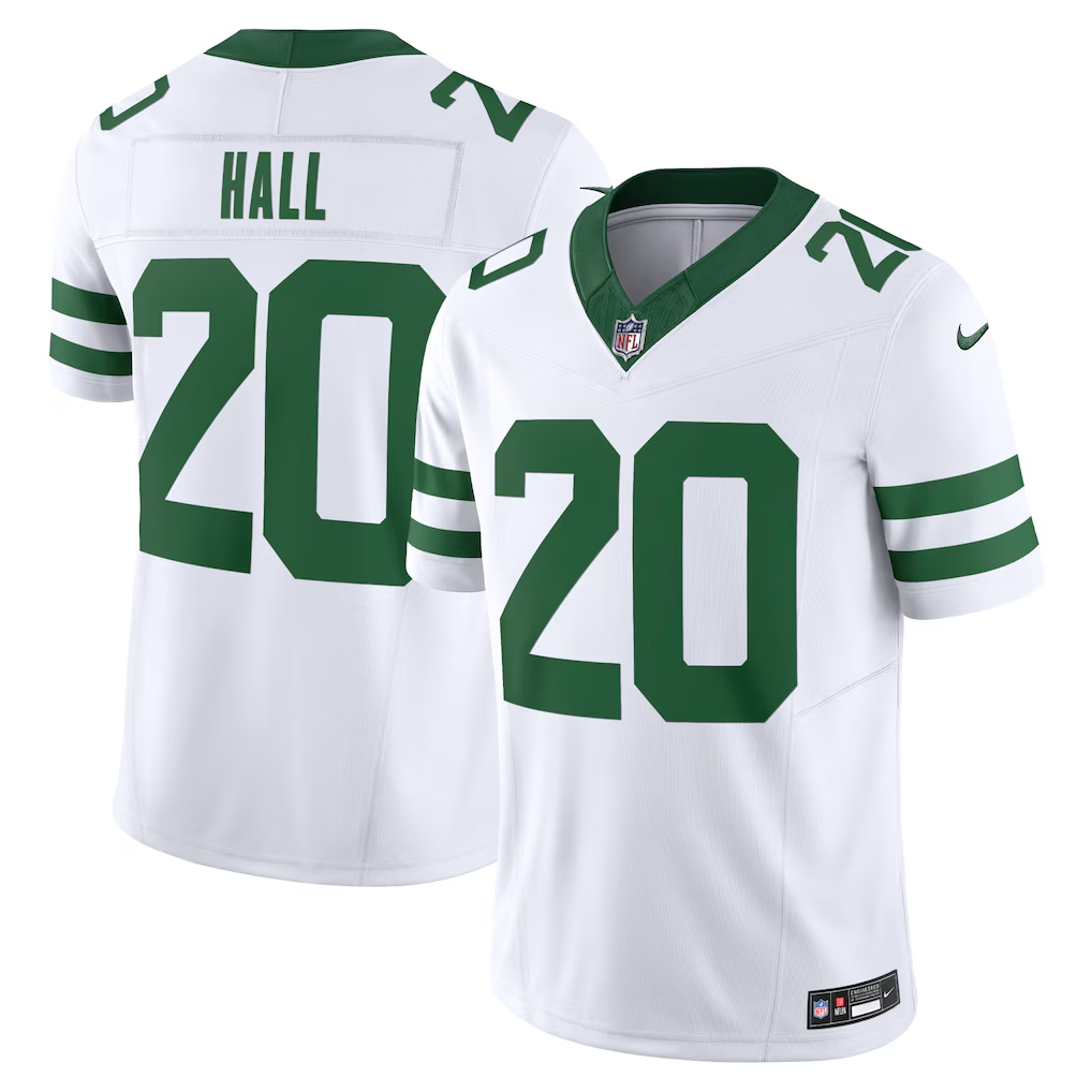 Breece Hall #20 New York Jets White Vapor F.U.S.E. Limited Jersey