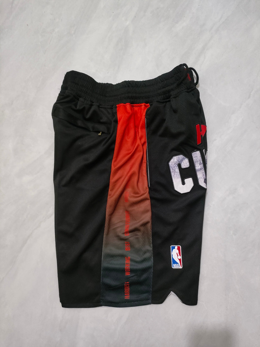 Miami Heat 2024 Black City Edition Pocket Shorts