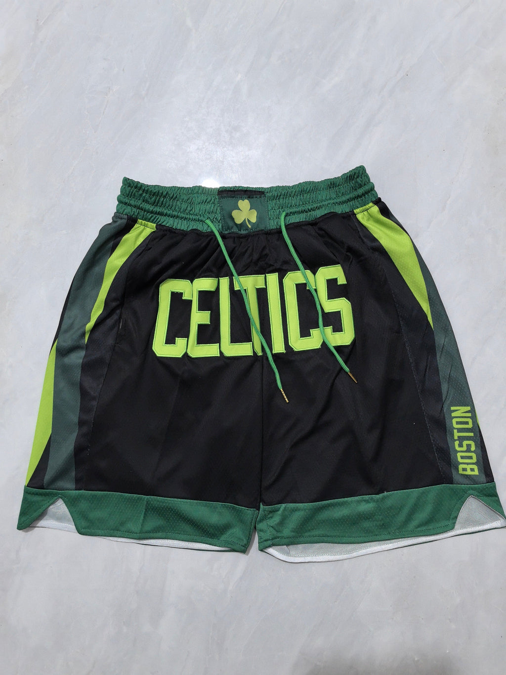 Boston Celtics 2025 Black City Edition Pocket Shorts