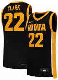 Nike Iowa Hawkeyes Caitlin Clark #22 Black Replica Basketball Jersey