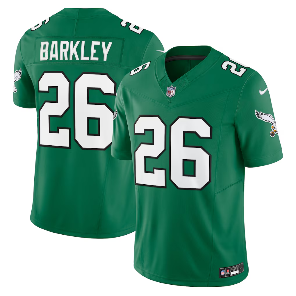Saquon Barkley #26 Philadelphia Eagles Kelly Green Vapor F.U.S.E. Limited Jersey