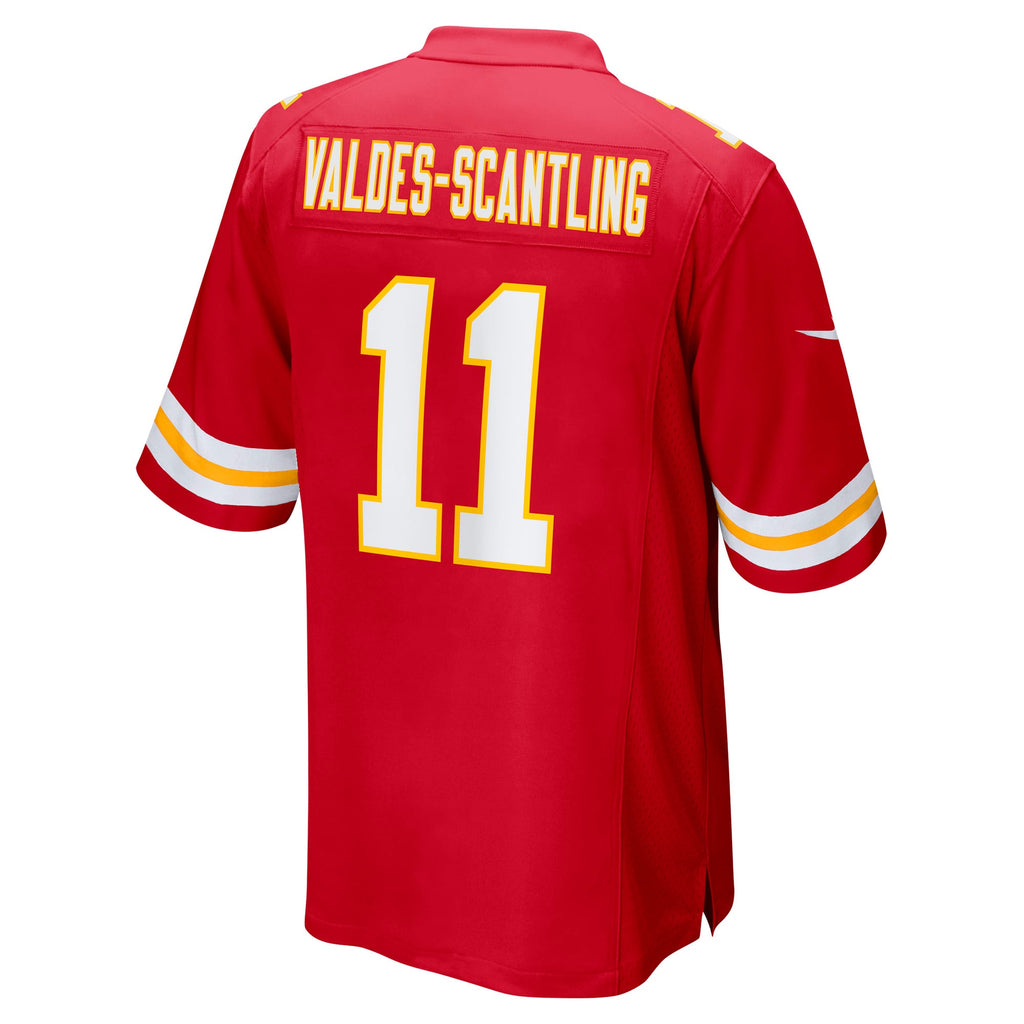 Marquez Valdes-Scantling Kansas City Chiefs Nike Super Bowl LVII Patch Game Jersey - Red