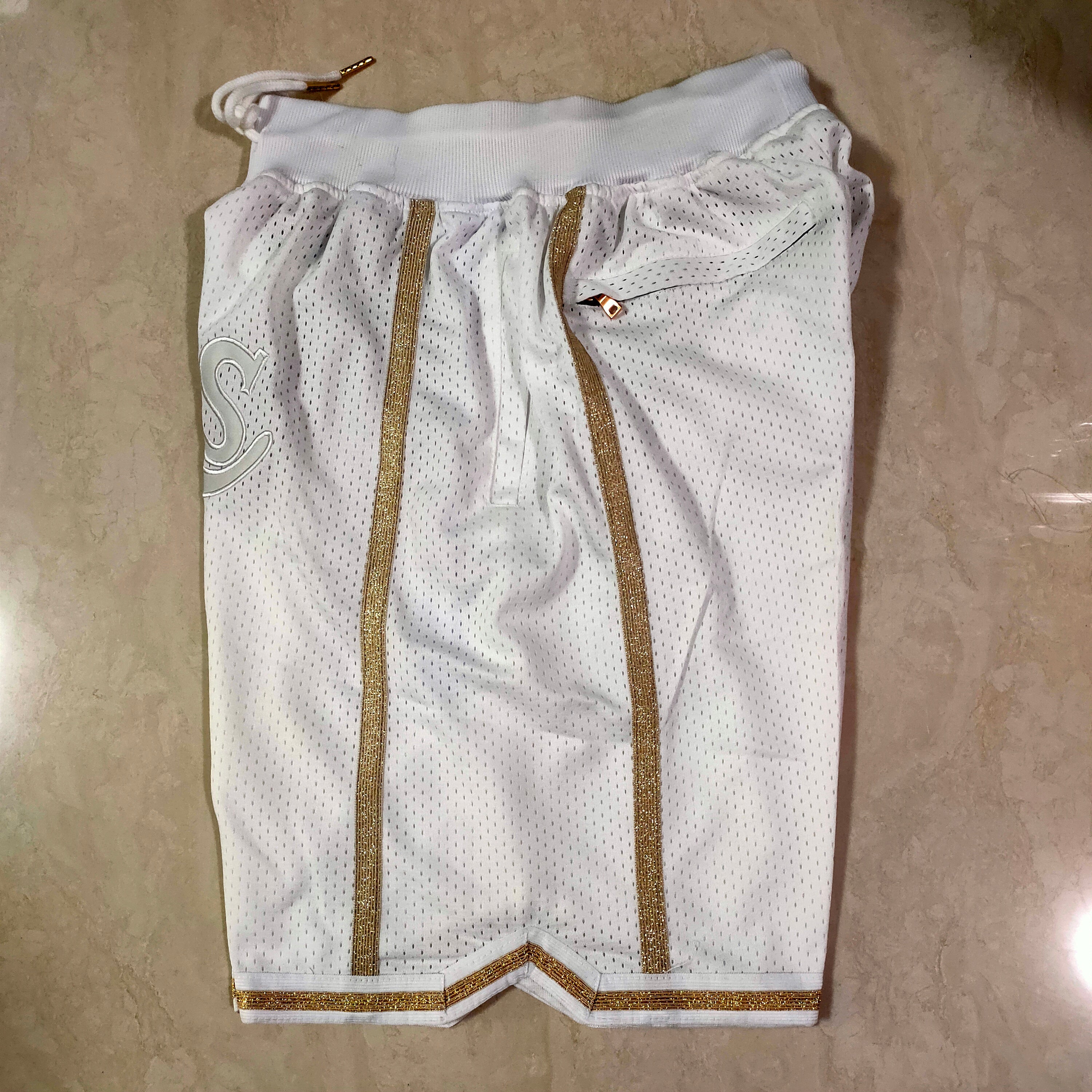 Los Angeles Lakers MVP white pocket pants
