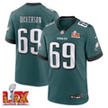 Landon Dickerson #69 Philadelphia Eagles Super Bowl LIX Jersey - Men's