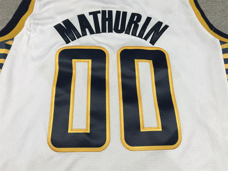 Indiana Pacers Bennedict Mathurin #00 City Edition Swingman Jersey - Embroidered