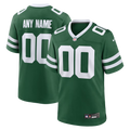Custom New York Jets Green Game Jersey