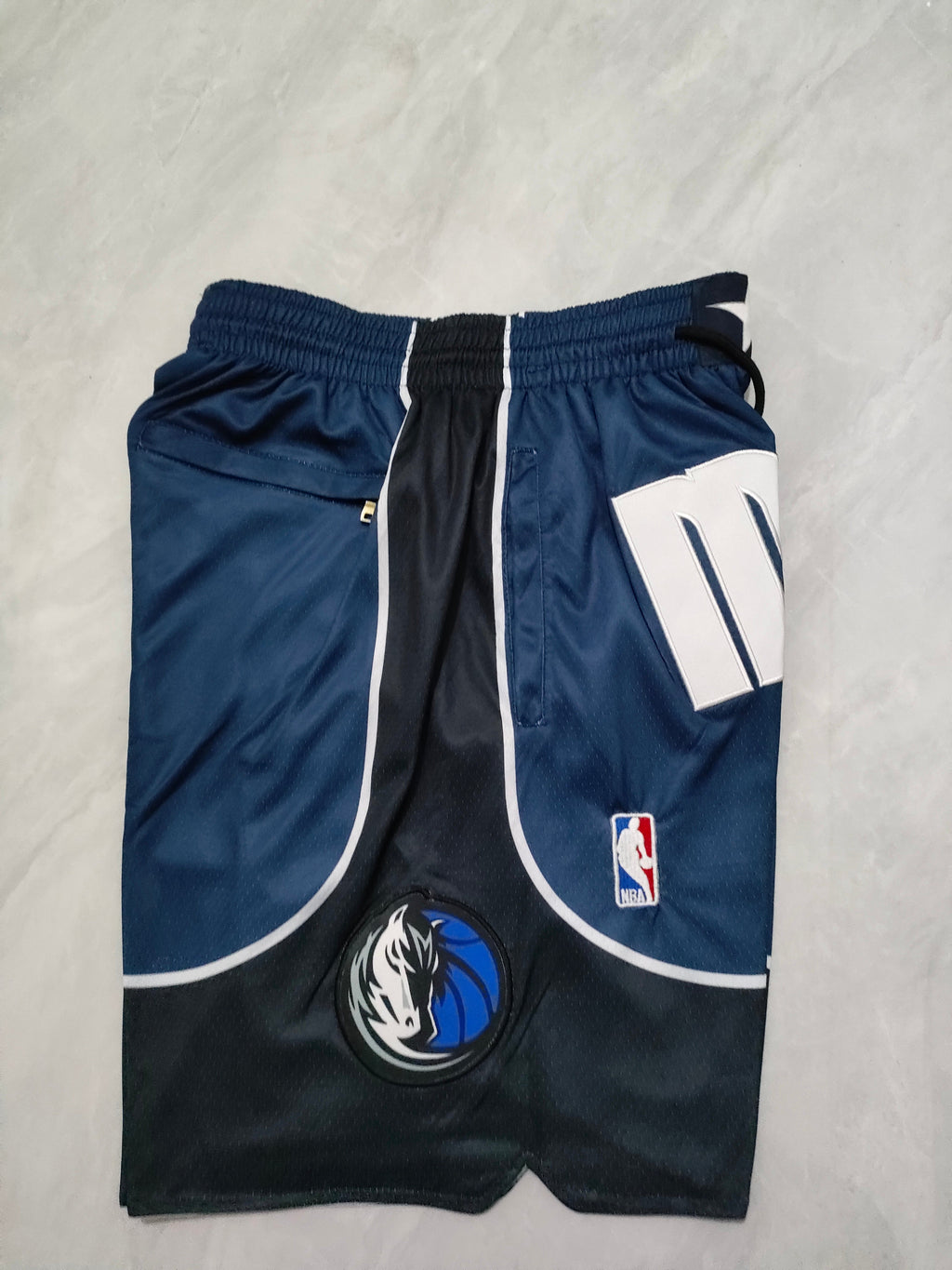 Dallas Mavericks Dark Blue Statement Edition Pocket Shorts