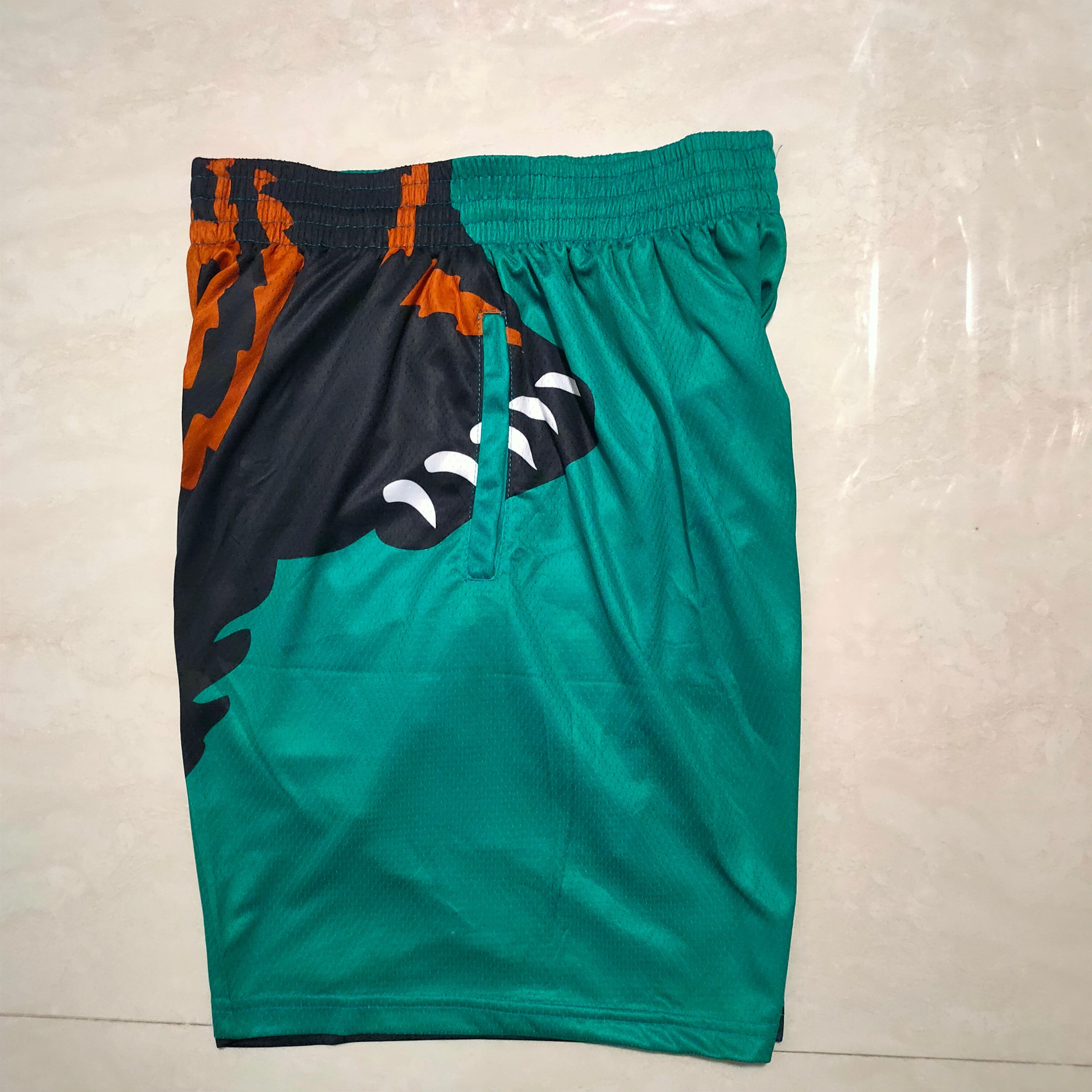 Memphis Grizzlies mitchell&ness green pocket pants