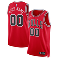 Custom Chicago Bulls Red Jersey