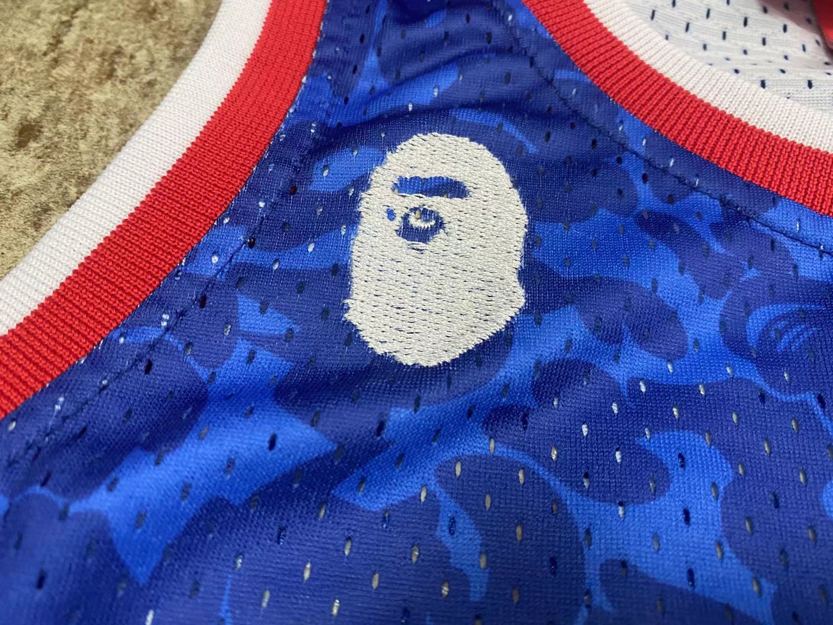 BROOKLYN NETS BAPE  Blue 93 MN