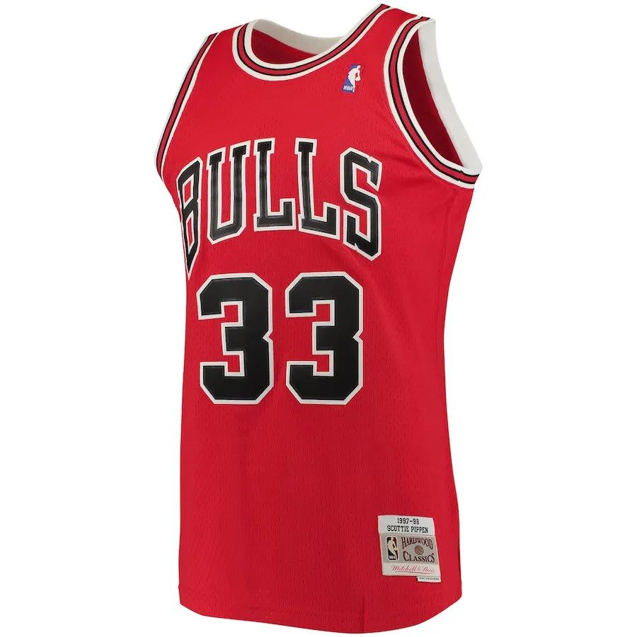 Scottie Pippen Chicago Bulls Mitchell & Ness 1997/98 Big & Tall Hardwood Classics Swingman Jersey - Red
