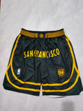Golden State Warriors 2024 City Edition Pocket Shorts