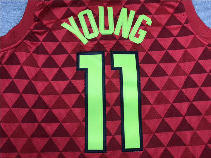 Atlanta Hawks Trae Young #11 City Edition Set — Embroidered Jersey