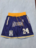 Los Angeles Lakers Purple Retro Pocket Shorts