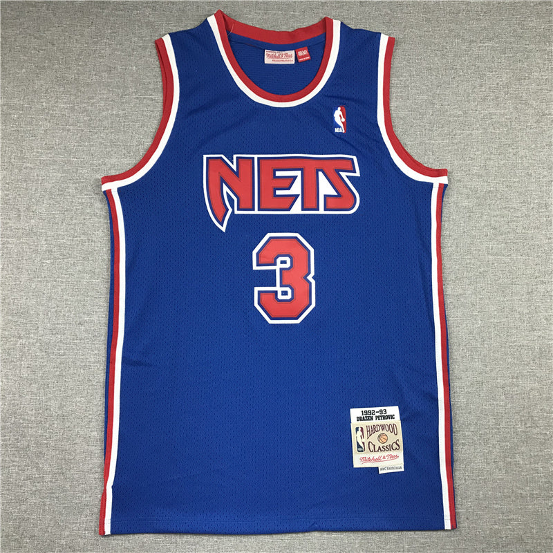 Brooklyn Nets Dražen Petrović #3 City Edition - Embroidered Jersey