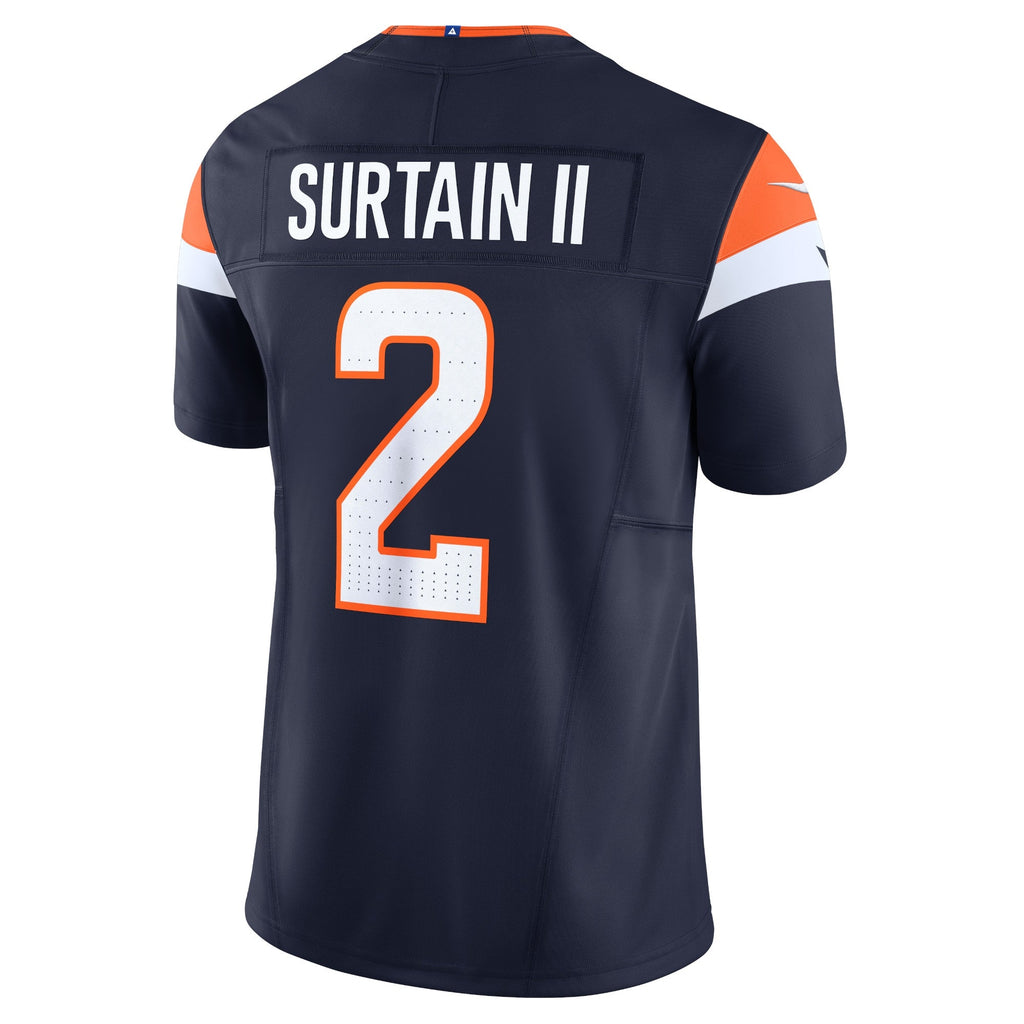 Patrick Surtain II Denver Broncos Nike Mile High Collection Vapor F.U.S.E. Limited Jersey - Navy