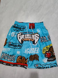 Vancouver Grizzlies Blue Graffiti Pocket Shorts