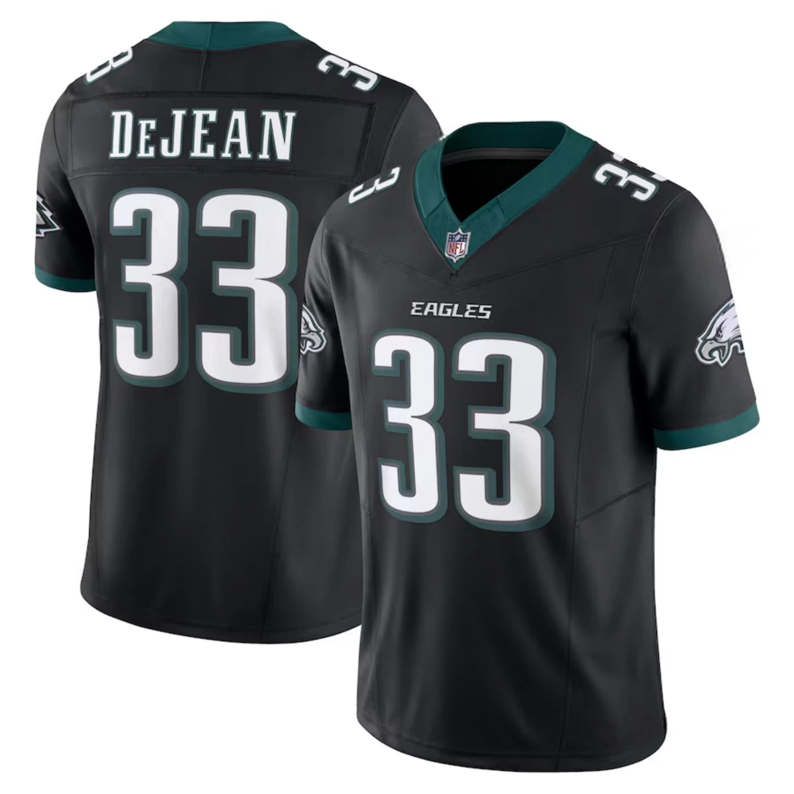 Cooper DeJean #33 Philadelphia Eagles Black Vapor F.U.S.E. Limited Jersey